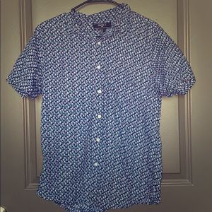 Men’s Casual Short Sleeve Collar Button Up